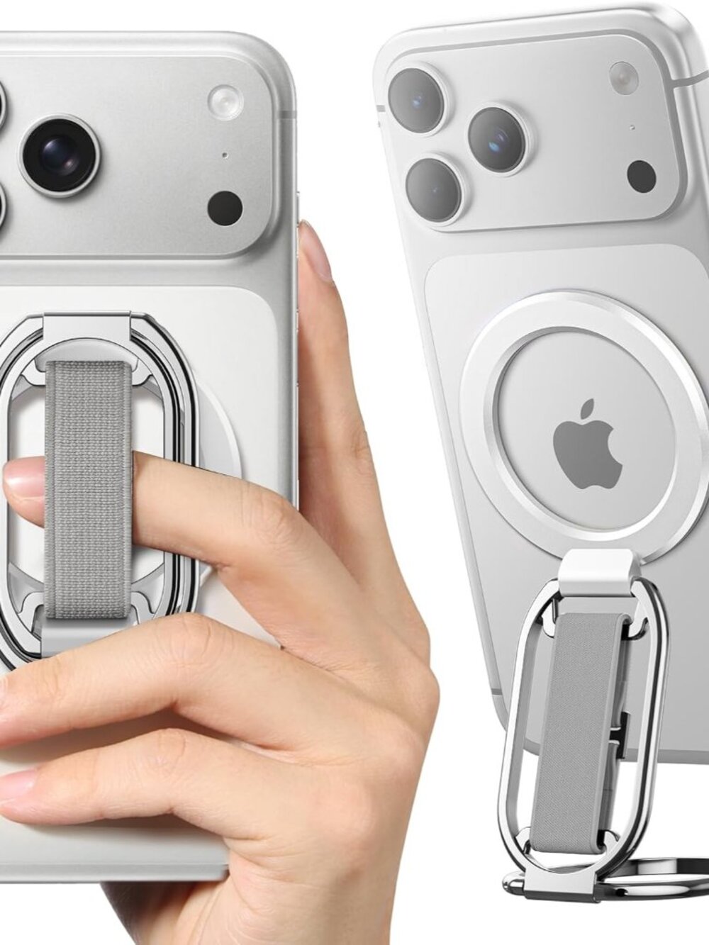 for MagSafe Phone Grip Kickstand, Magnetic Phone Ring Holder